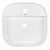 Раковина накладная Azario 450х450х120 округлая, белый глянец (AZ-2204)