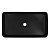 Раковина-чаша Azario 675х380х120 накладная, прямоугольная, черный матовый (AZ-2250-MB)